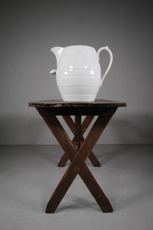 Huge English Edwardian Antique Dairy Jug – Perfect