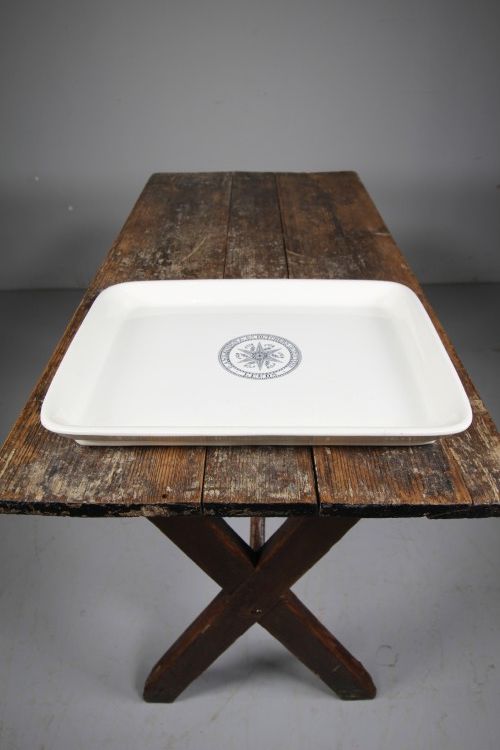 Rare Large Edwardian Antique Butchers Display Platter