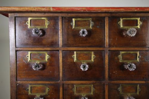 FABULOUS ENGLISH 19TH CENTURY ANTIQUE APOTHECARY CHEST OF DRAWERS - ADDITIONAL PHOTO 3