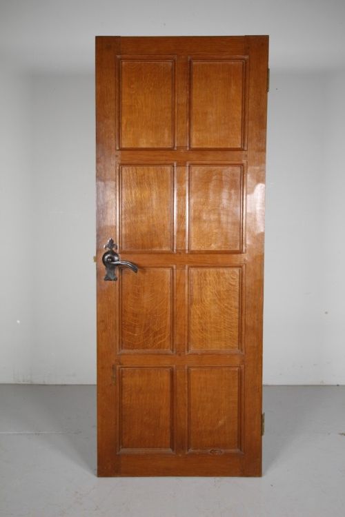 RARE MOUSEMAN 1930S ADZED OAK CUPBOARD DOOR WITH MOUSE