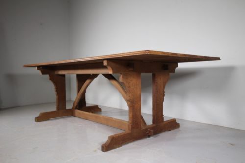19th Century Large Scale Antique Oak Dining Table – Bodleian Library