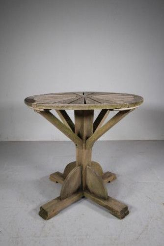 Rare English Lister 1930’S Teak Garden Table