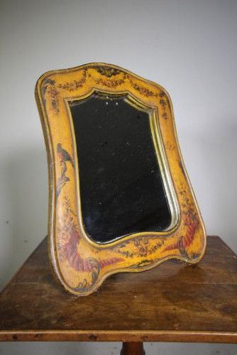 Original Painted Pine Early 19th Century Antique Mirror
