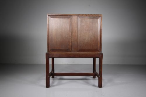 FABULOUS STANLEY WEBB DAVIES 1930S OAK WRITING BUREAU - ADDITIONAL PHOTO 7