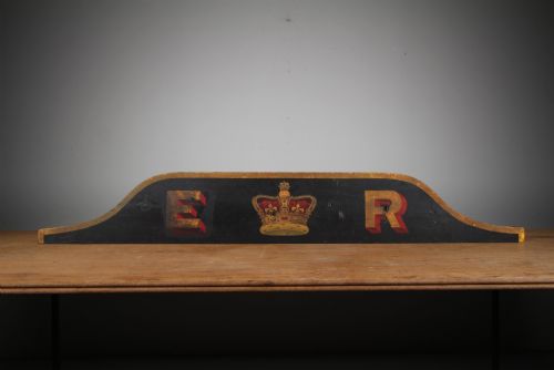 English 19th Century Antique Royal Cornice – Original Paint & Gilt