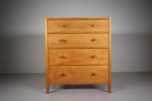 Heals Antique Oak Letchworth Chest of Drawers