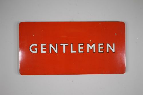 English North Eastern 1950'S Large Enamel Railway Sign