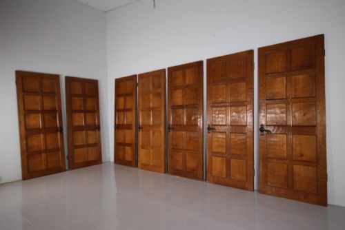 Rare 1930’S Mouseman Solid Oak Adzed Door with Mouse – 9 Available