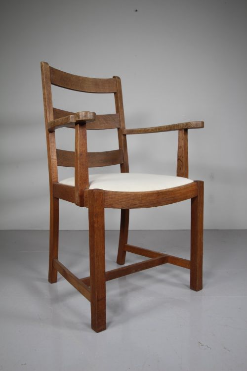 Heals Letchworth Antique Oak Armchair