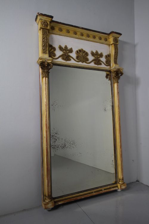 Beautiful English Regency Antique Pier Wall Mirror