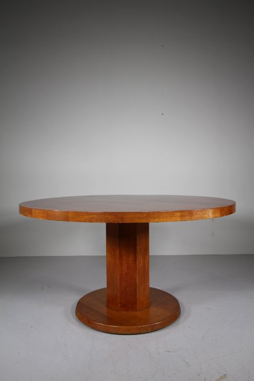1930'S Gordon Russell Oak Circular Dining Table