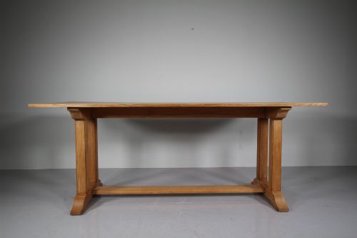 Large Heals of London 1930’S Oak Refectory Dining Table