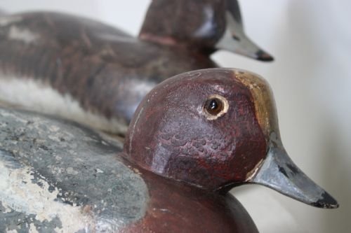 Pair of Late Victorian Antique Decoy Birds