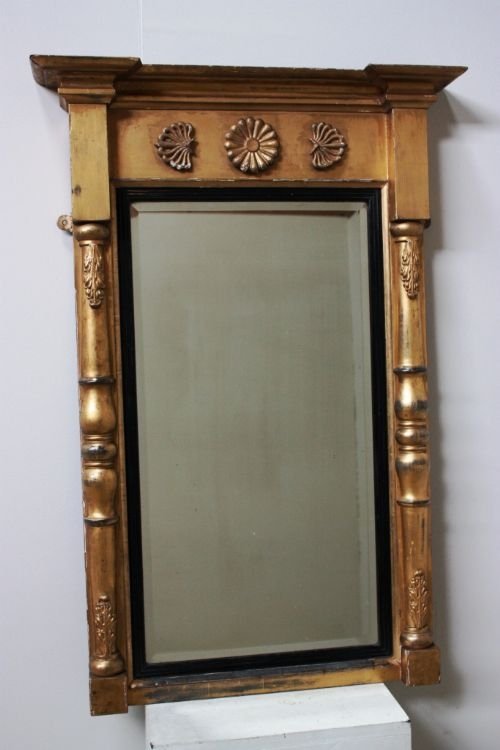 Antique Regency Gilt Pier Mirror