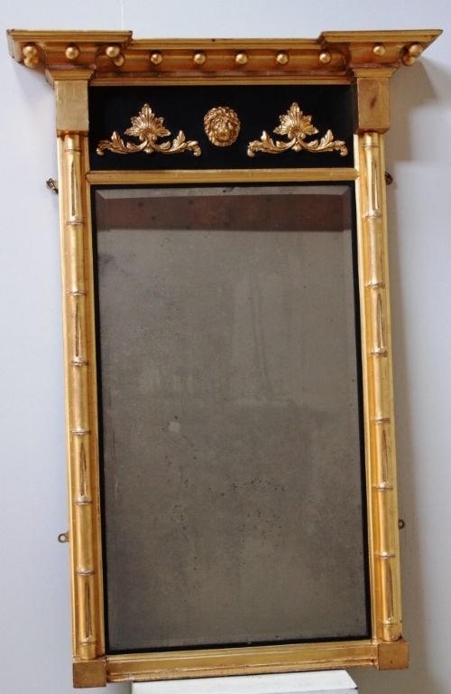 Antique Regency Gilt Pier Mirror
