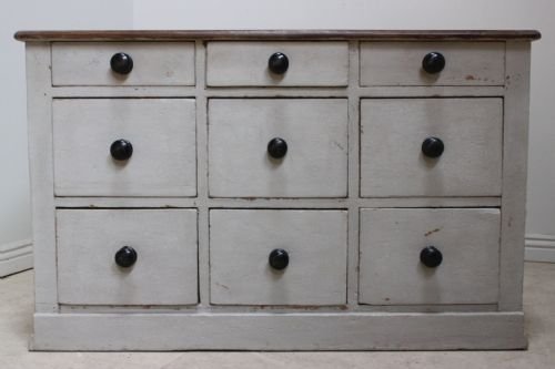 Antique French Multi- Drawer Kitchen Base/counter