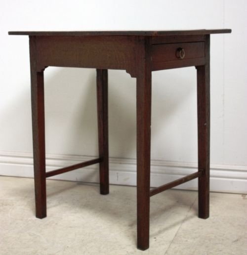 Antique Georgian Oak Side Table