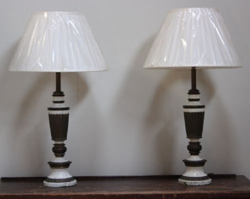 Pair of French Antique Table Lamps