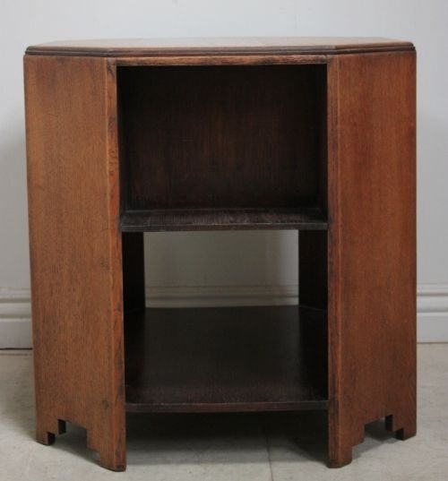 1920'S Antique Oak 'Heals' Bookcase/table