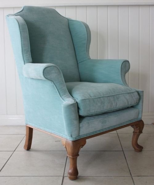 Stunning Edwardian Antique Wing Chair