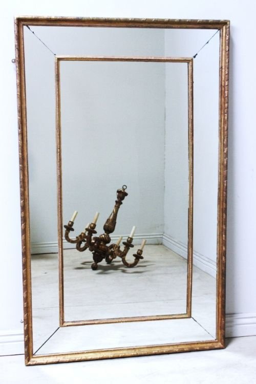 Large Early Victorian Gilt Mirror