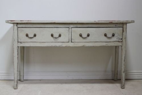Georgian Antique Painted Pine Dresser Base