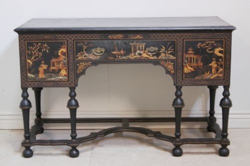 Edwardian Antique Chinoiserie Desk