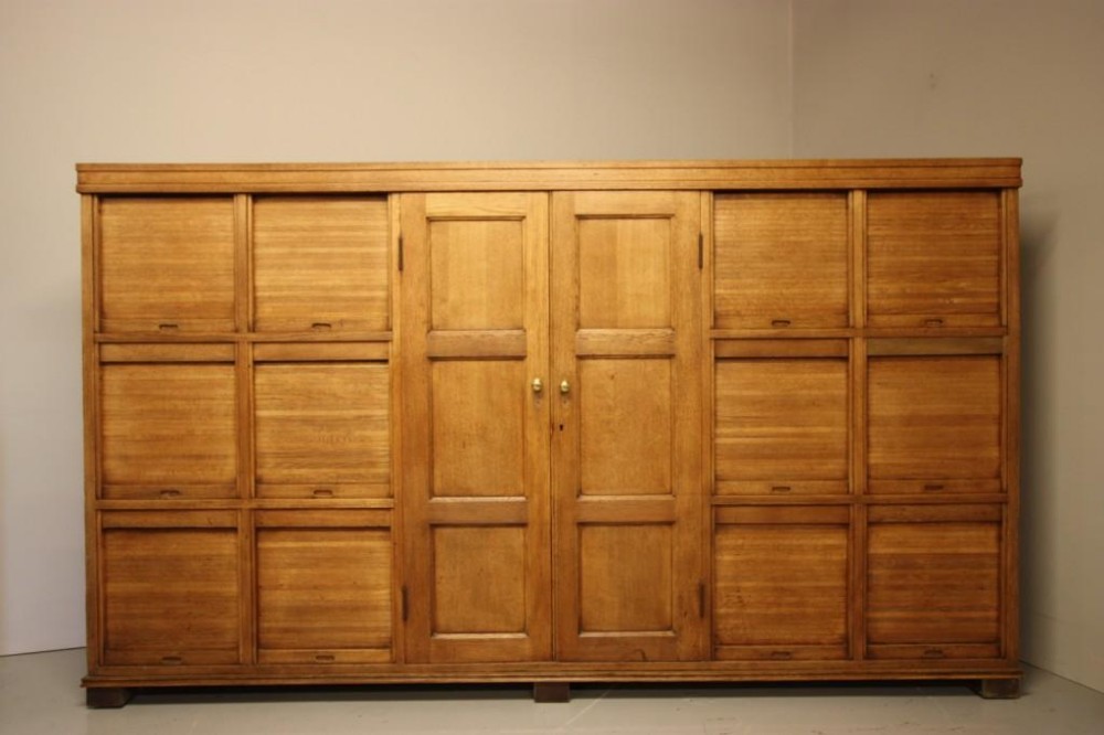 Edwardian Antique Oak Cabinet