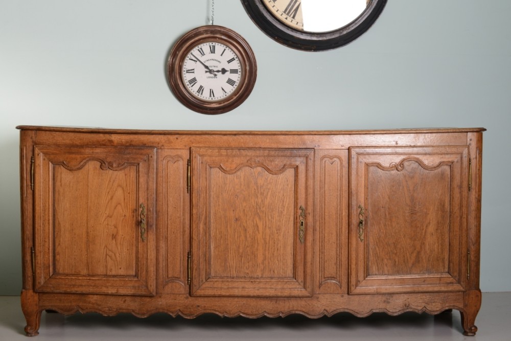 18th Century Antique Oak Enfilade Dresser Base