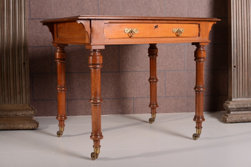 Antique Walnut Writing Table by Maple & Co