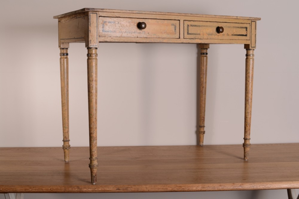 Regency Antique Side Table in Original Paint