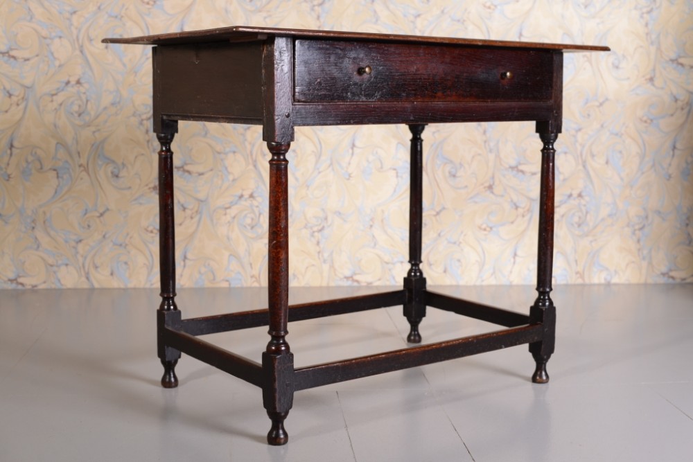 Georgian Antique Period Oak Side Table
