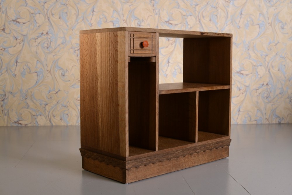 Petite 1930's Heals Oak Bookcase