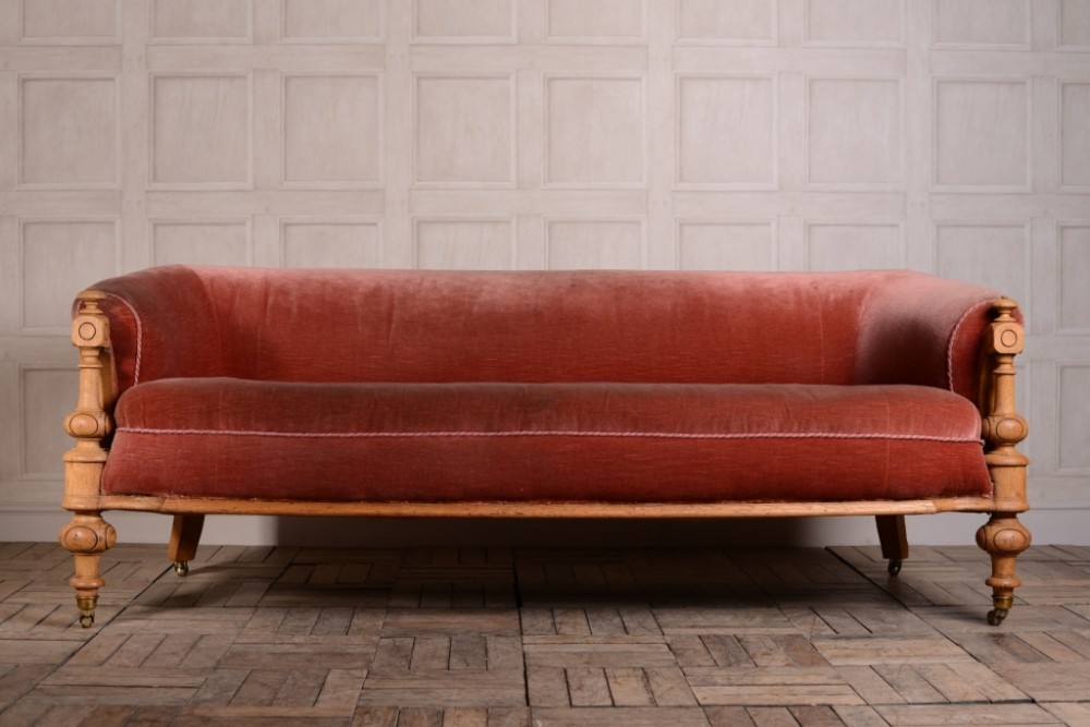 English Antique Oak Sofa