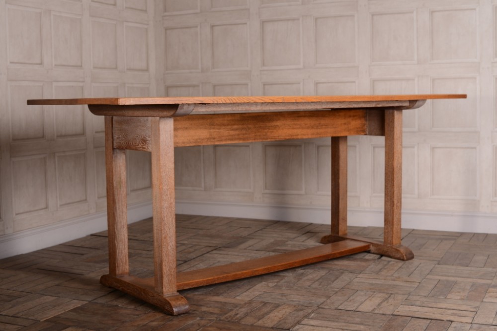 Heals 1920's Oak Refectory Dining Table