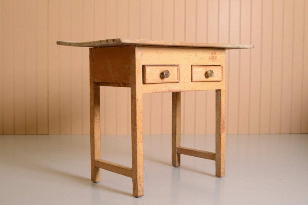Georgian Antique Dairy Table in Original Paint