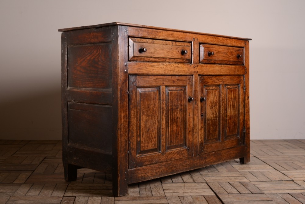 Fabulous 18th Century Oak Antique Dresser Base