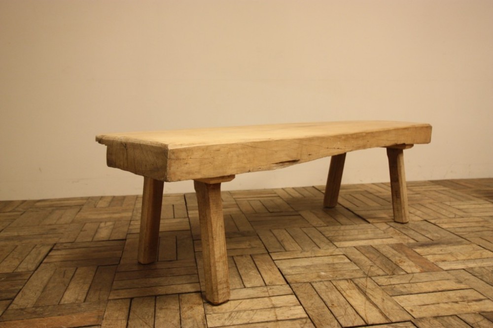 Welsh Antique Pig Bench Coffee Table