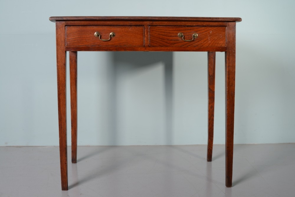 Georgian Antique Period Elm Side Table