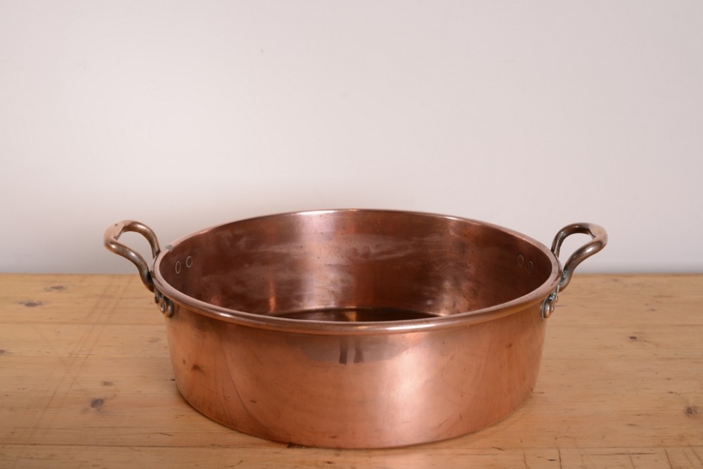 English 19th Century Antique Copper Cooking Vessel 