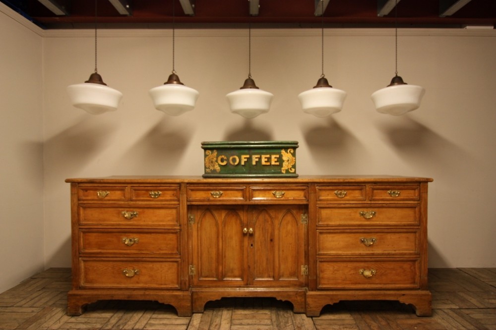 Fabulous Large English Antique Pine Dresser Base