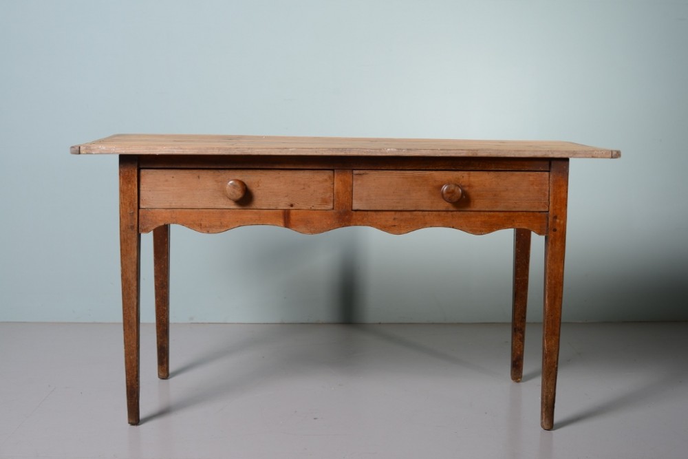 Georgian Antique Pine Serving Table