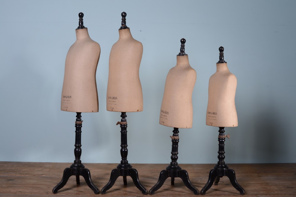 Rare Set of Antique Stockman Childs Tailors Dummies. 