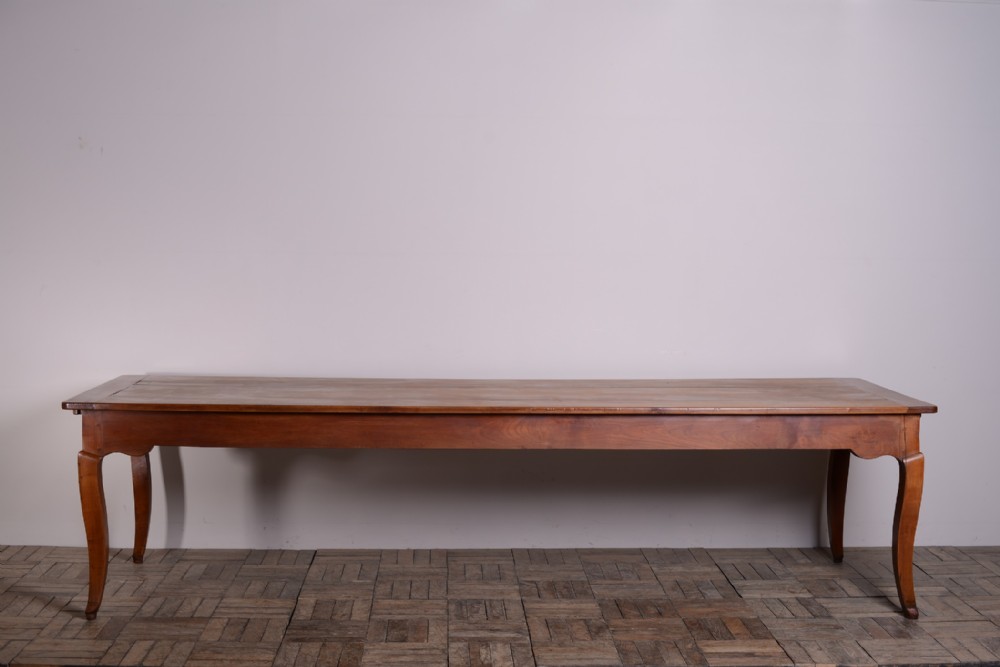 Fantastic Huge French Antique Cherry Wood Dining Table. 