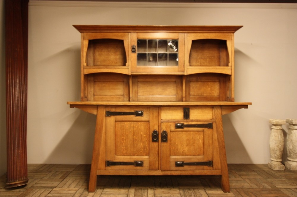 Libertys Antique Oak Dresser by Leonard Wyburd.