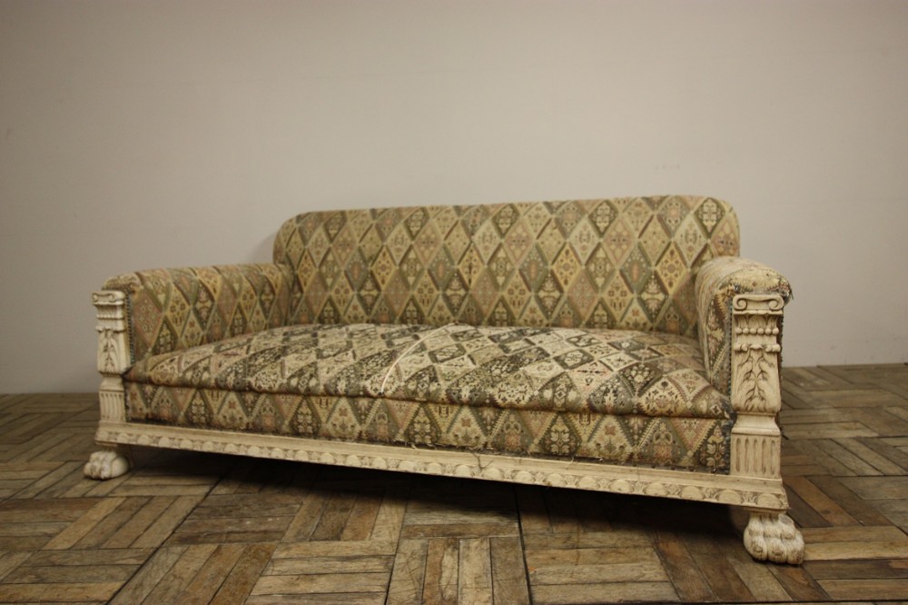 Fabulous English Antique Deep Seated Sofa