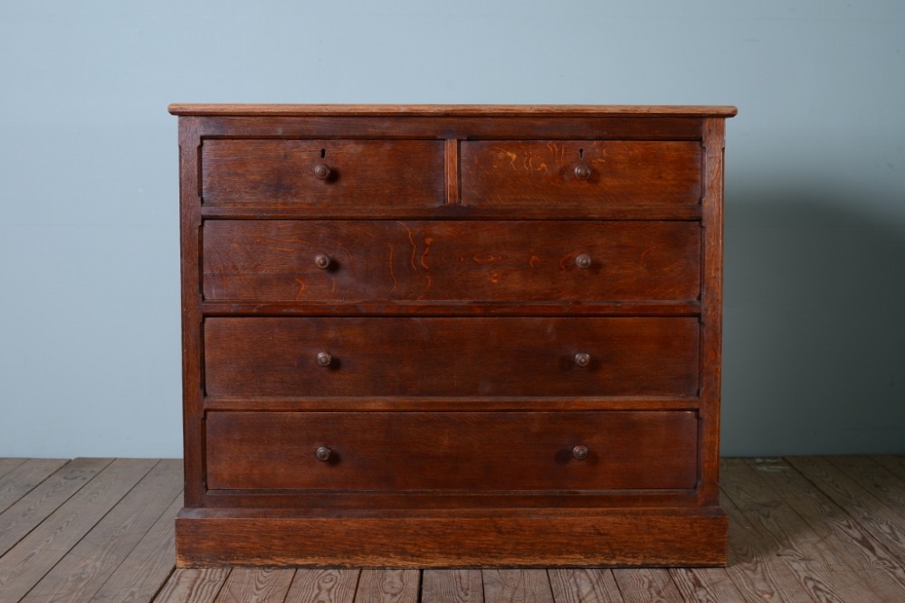 Antique Oak Chest of Drawers from Ampleforth Abbey.