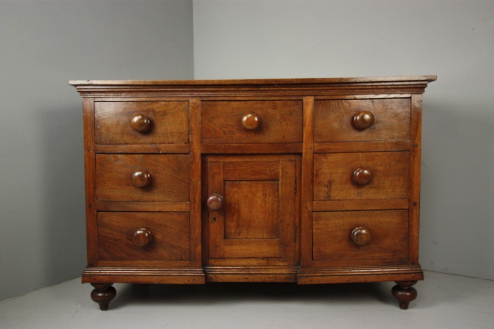 19th Century Welsh Antique Oak Dresser.