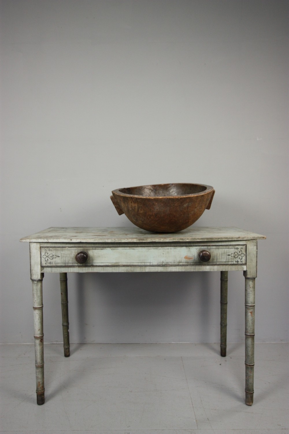 Regency Painted Pine Antique Side Table.