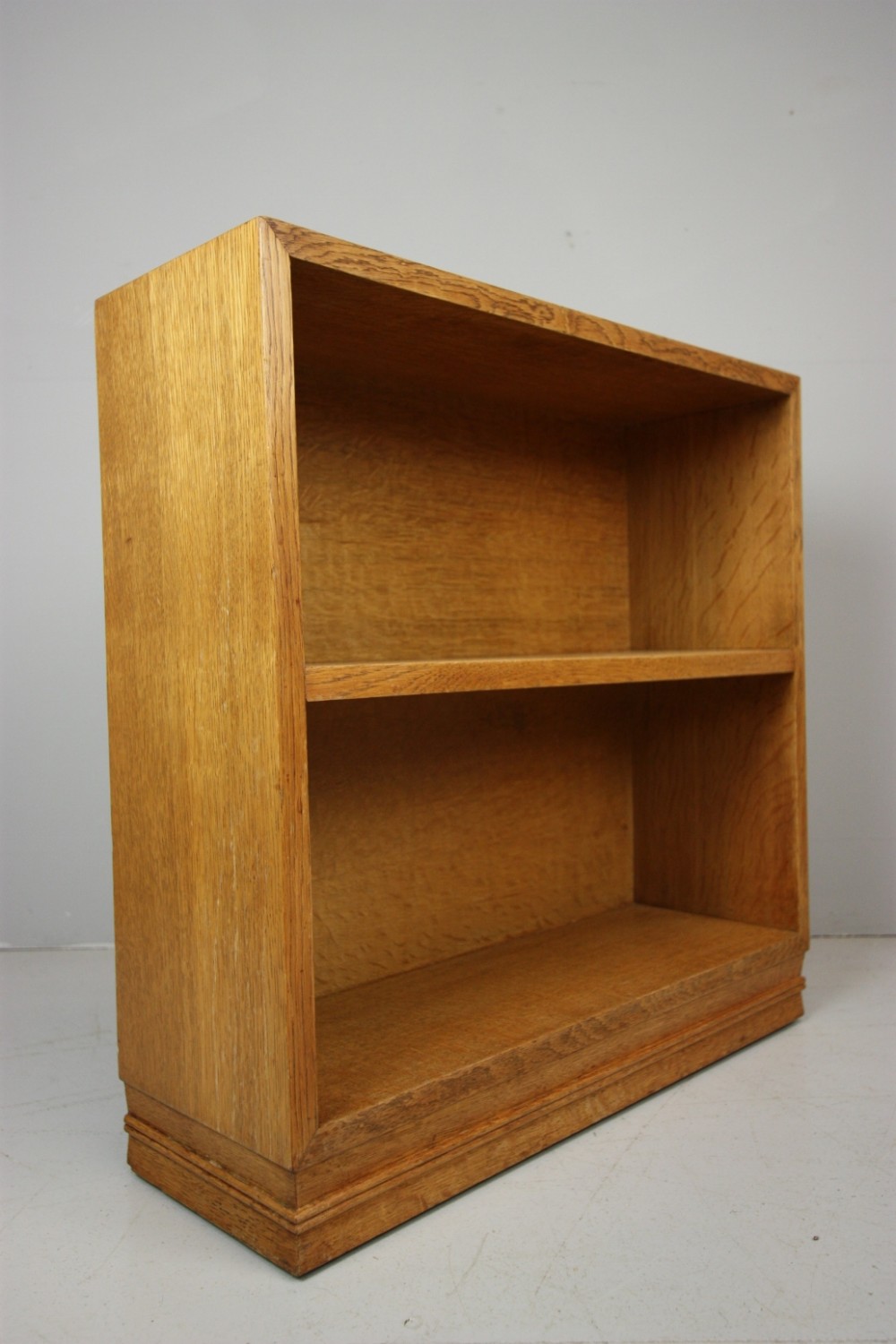 1920's Gordon Russell Open Oak Bookcase. 